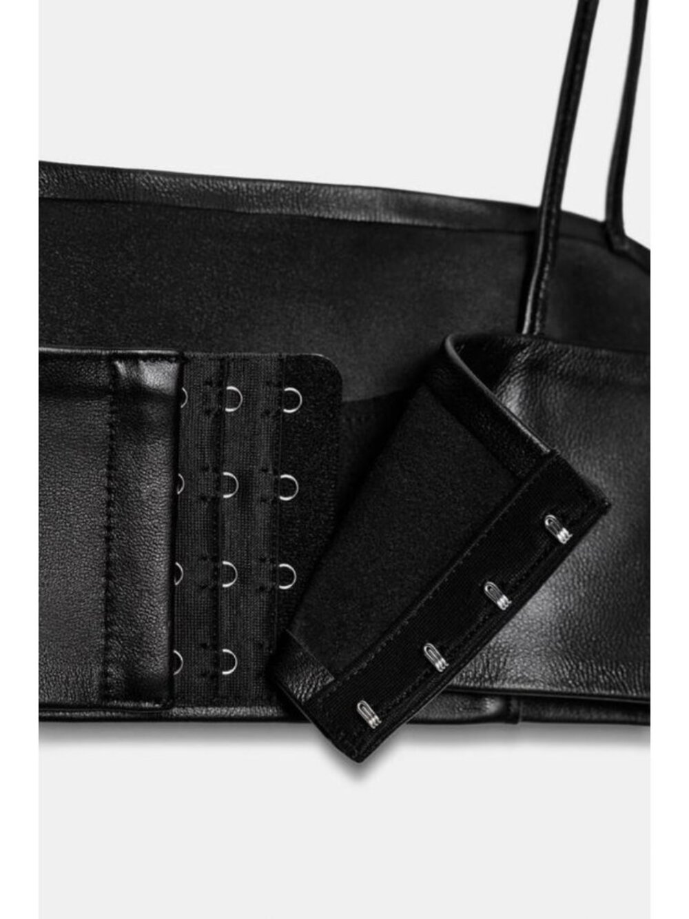 ZARA 100% LEATHER BANDEAU TOP ZW COLLECTION LIMITED EDITION - Picture 6 of 6